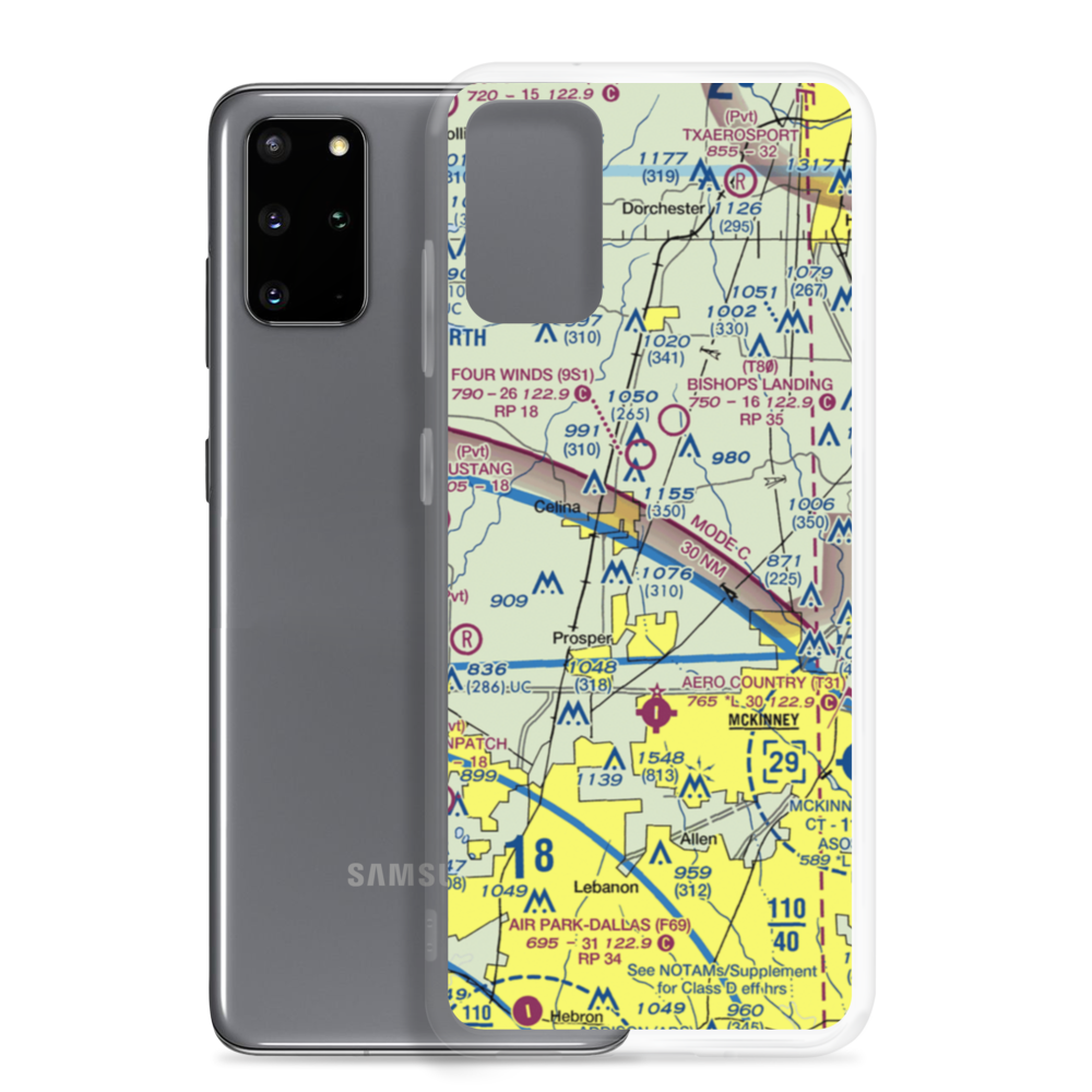 Tallows Field (79TS) VFR Sectional Samsung Case Samsung Galaxy S20 Plus model shown