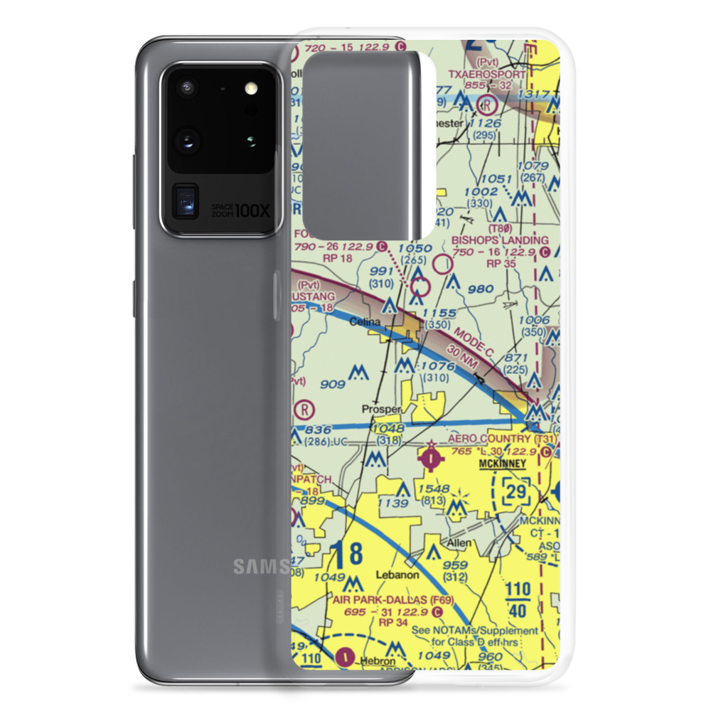 Tallows Field (79TS) VFR Sectional Samsung Case Samsung Galaxy S20 Ultra model shown