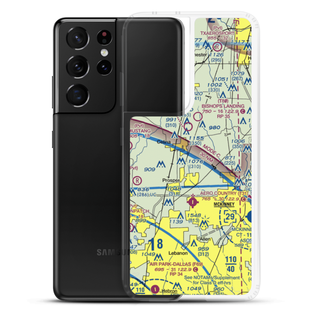 Tallows Field (79TS) VFR Sectional Samsung Case Samsung Galaxy S21 Ultra model shown