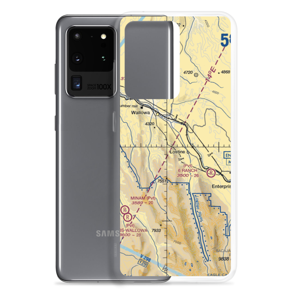 Tamarack Springs Ranch Airport (83OR) VFR Sectional Samsung Case Samsung Galaxy S20 Ultra model shown
