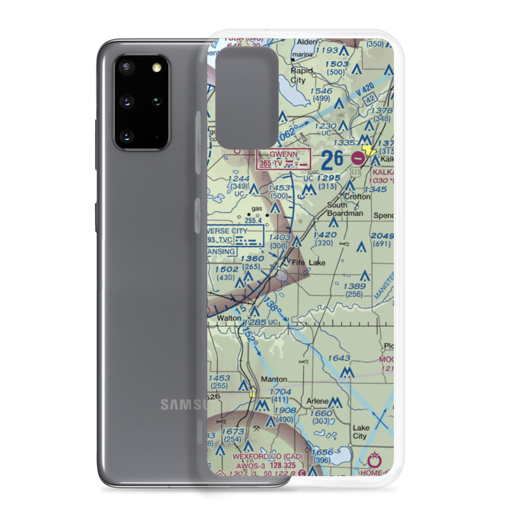 Tannehill Airfield (MI60) VFR Sectional Samsung Case Samsung Galaxy S20 Plus model shown