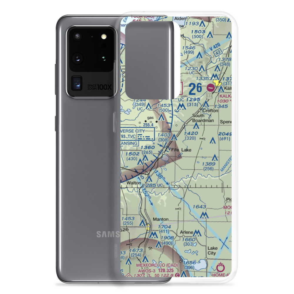 Tannehill Airfield (MI60) VFR Sectional Samsung Case Samsung Galaxy S20 Ultra model shown