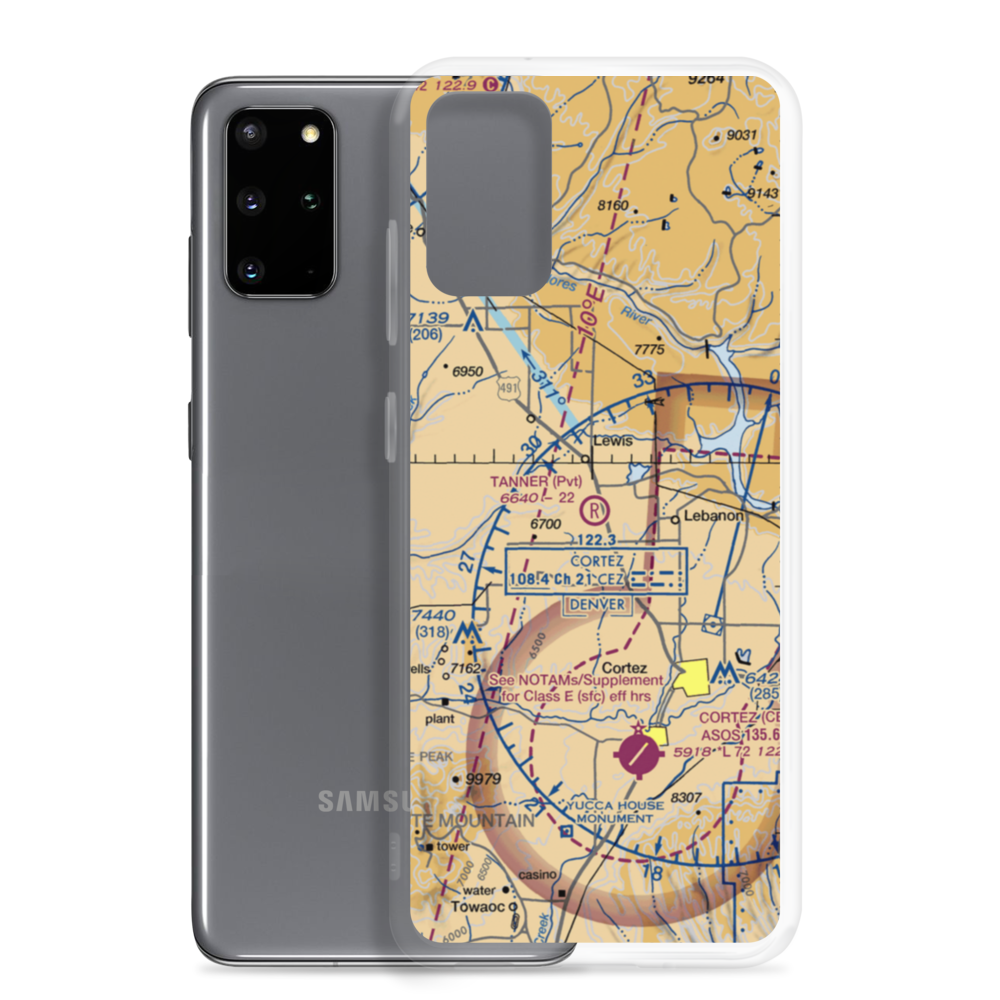 Tanner Field (CO27) VFR Sectional Samsung Case Samsung Galaxy S20 Plus model shown