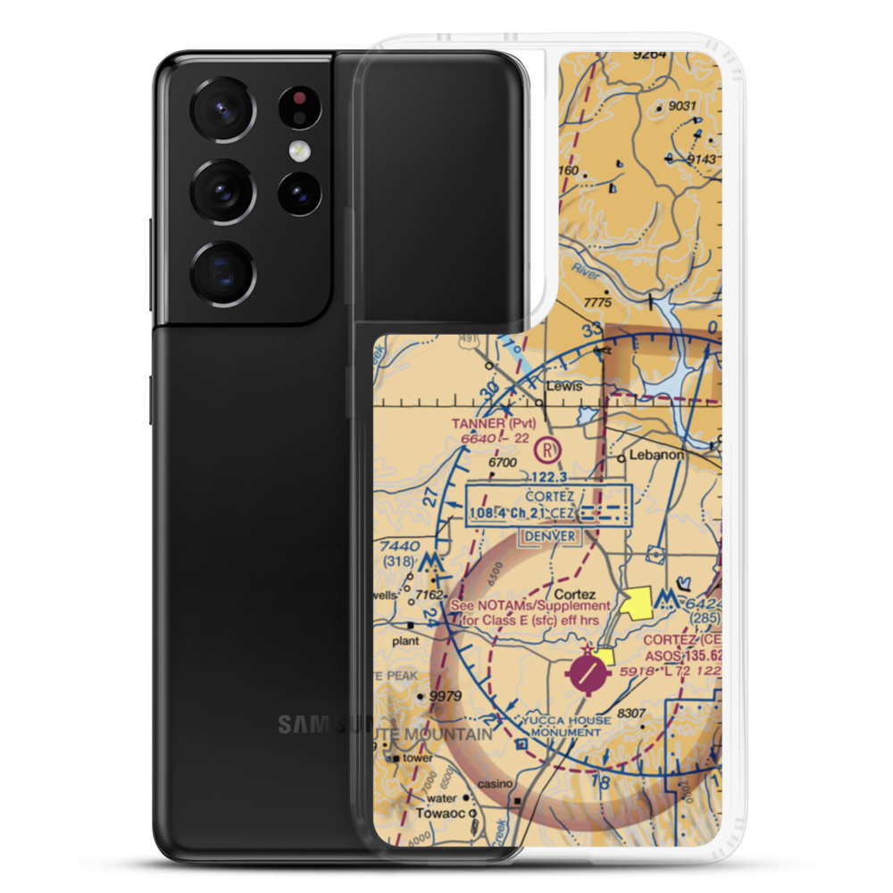 Tanner Field (CO27) VFR Sectional Samsung Case Samsung Galaxy S21 Ultra model shown