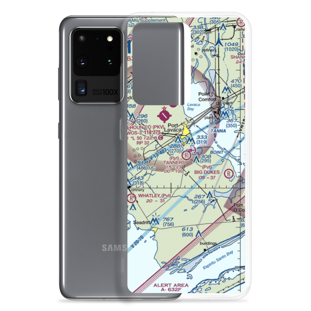 Tanner's Airport (9TE4) VFR Sectional Samsung Case Samsung Galaxy S20 Ultra model shown