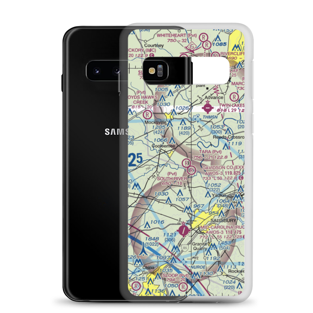 Tara Airbase Airport (5NC1) VFR Sectional Samsung Case Samsung Galaxy S10 model shown