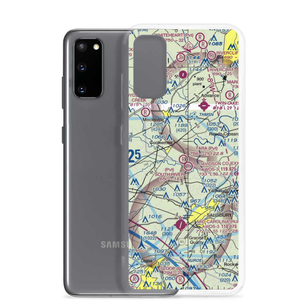 Tara Airbase Airport (5NC1) VFR Sectional Samsung Case Samsung Galaxy S20 model shown