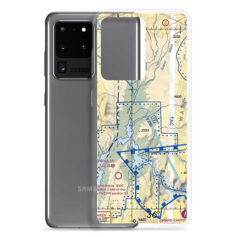 Tassi Airport (US-0033) VFR Sectional Samsung Case Samsung Galaxy S20 Ultra model shown