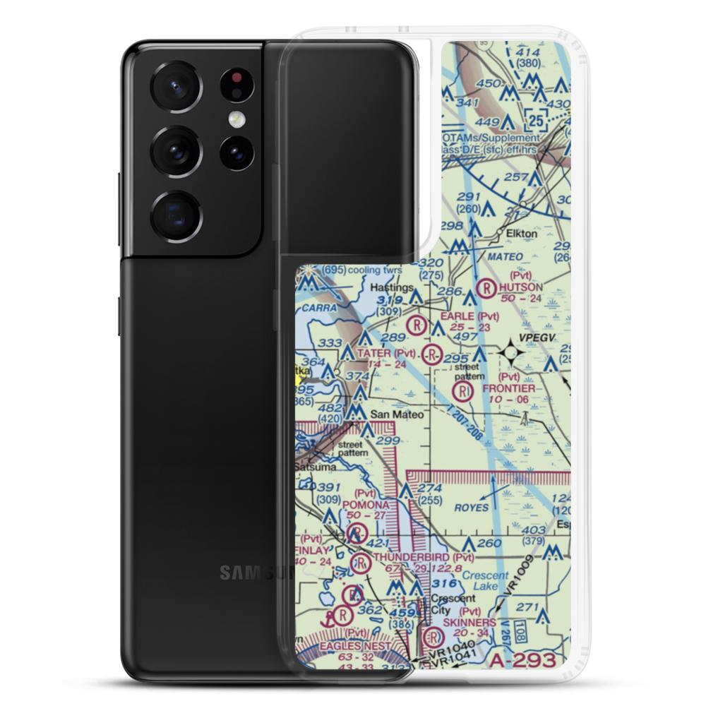 Tater Farms Strip (46FD) VFR Sectional Samsung Case Samsung Galaxy S21 Ultra model shown