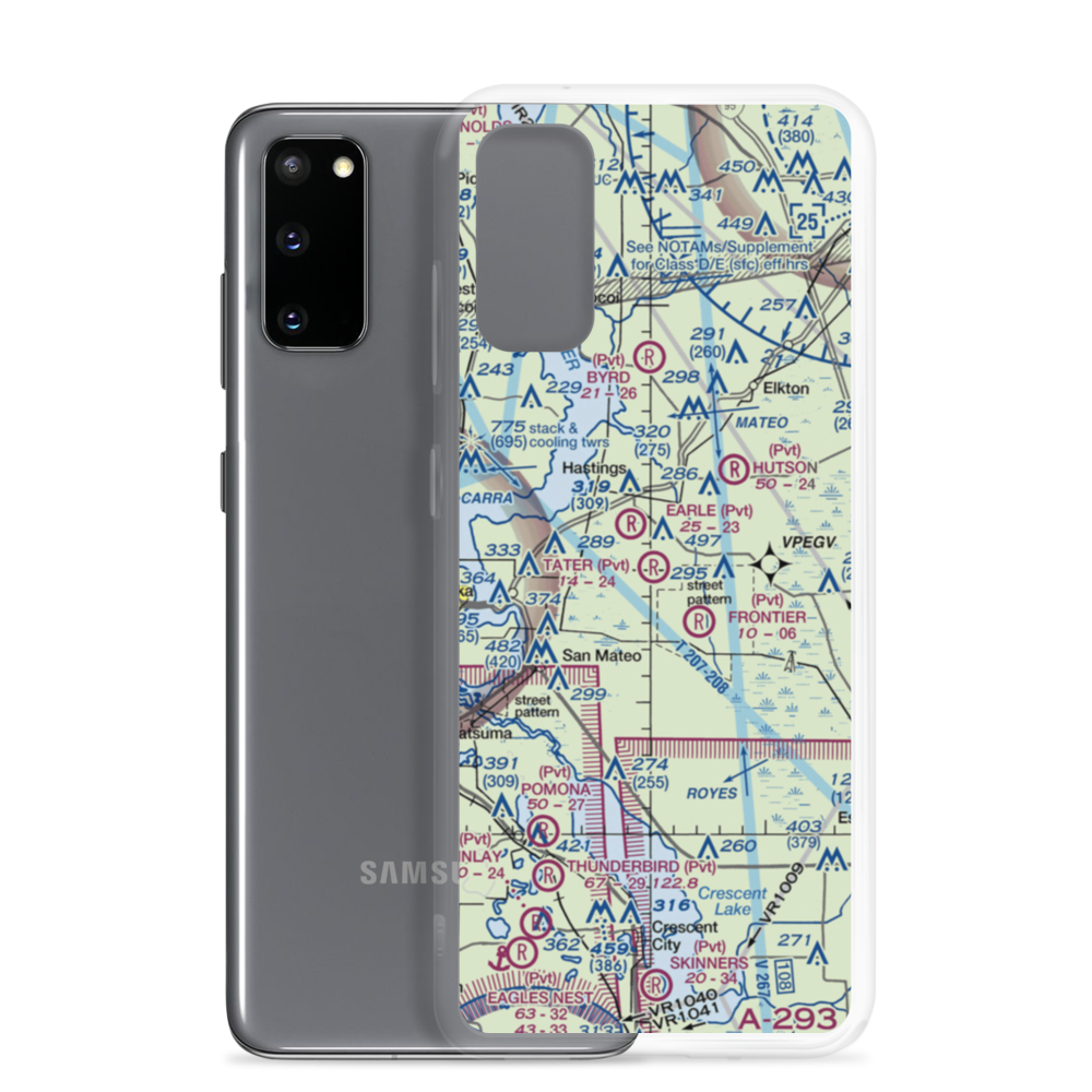 Tater Farms Strip (46FD) VFR Sectional Samsung Case Samsung Galaxy S20 model shown