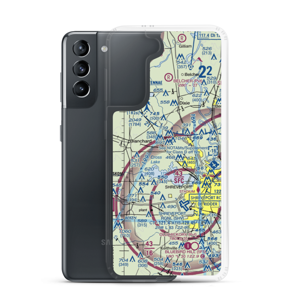 Tater Patch Ultralightport (LS41) VFR Sectional Samsung Case Samsung Galaxy S21 model shown