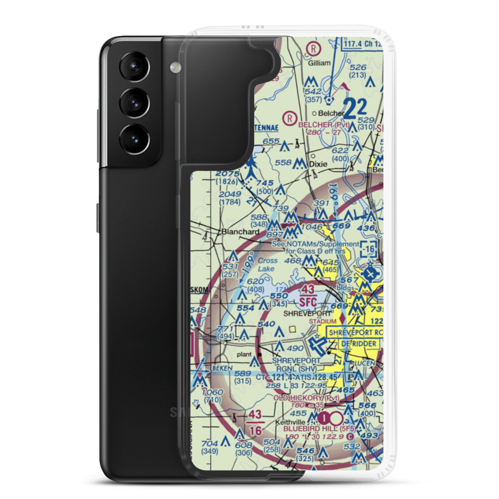 Tater Patch Ultralightport (LS41) VFR Sectional Samsung Case Samsung Galaxy S21 Plus model shown