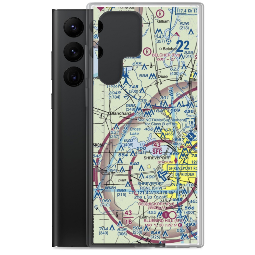 Tater Patch Ultralightport (LS41) VFR Sectional Samsung Case Samsung Galaxy S22 Ultra model shown