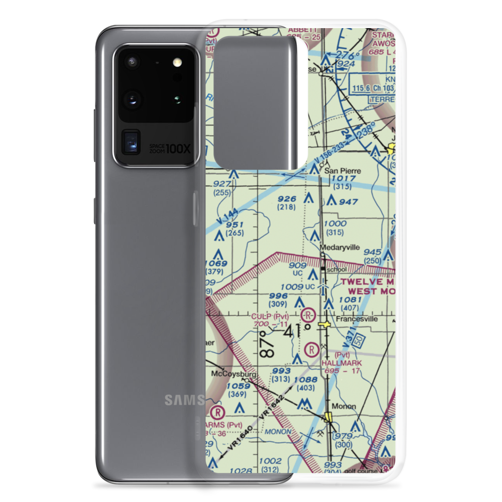 Tatertown Airport (2IN3) VFR Sectional Samsung Case Samsung Galaxy S20 Ultra model shown
