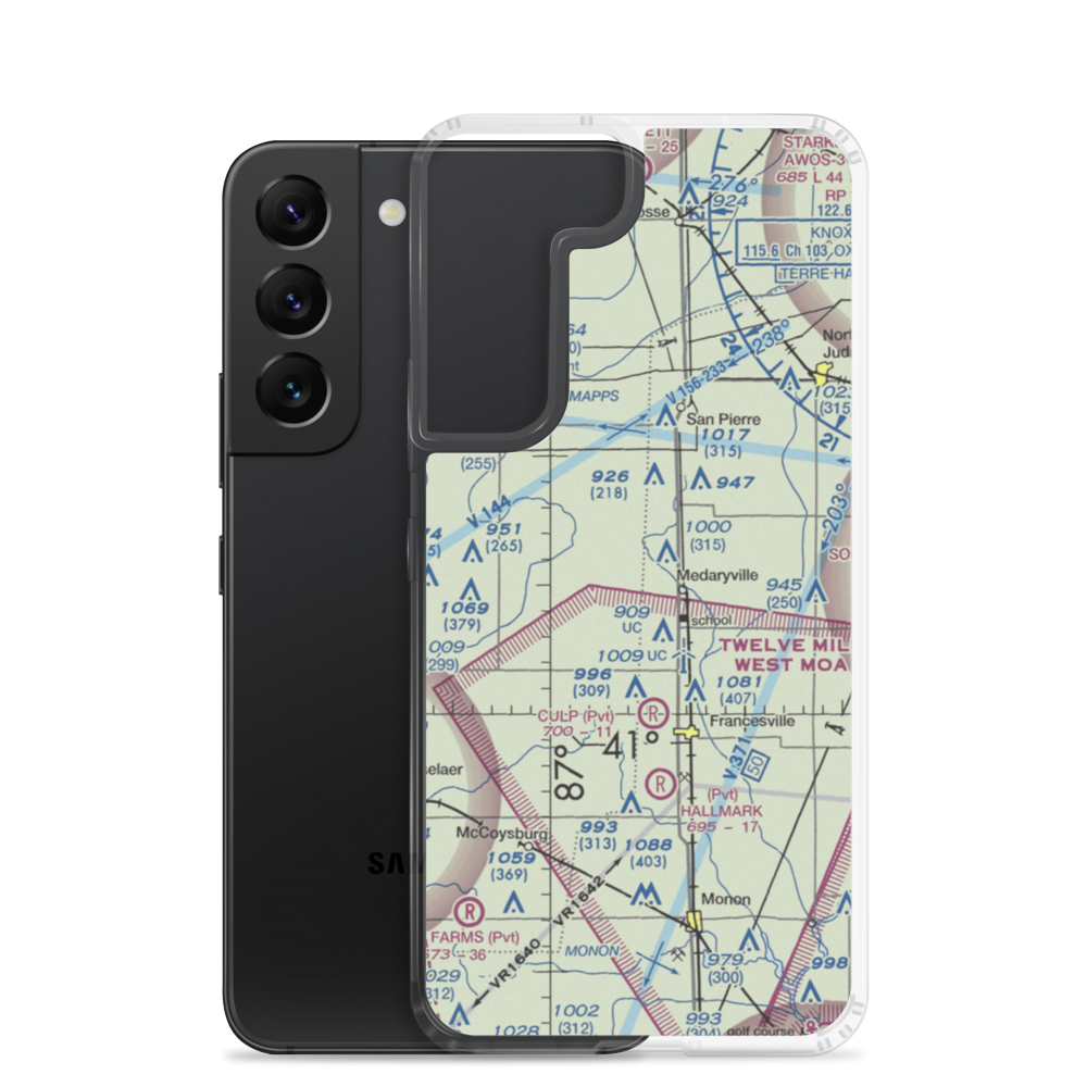 Tatertown Airport (2IN3) VFR Sectional Samsung Case Samsung Galaxy S22 model shown