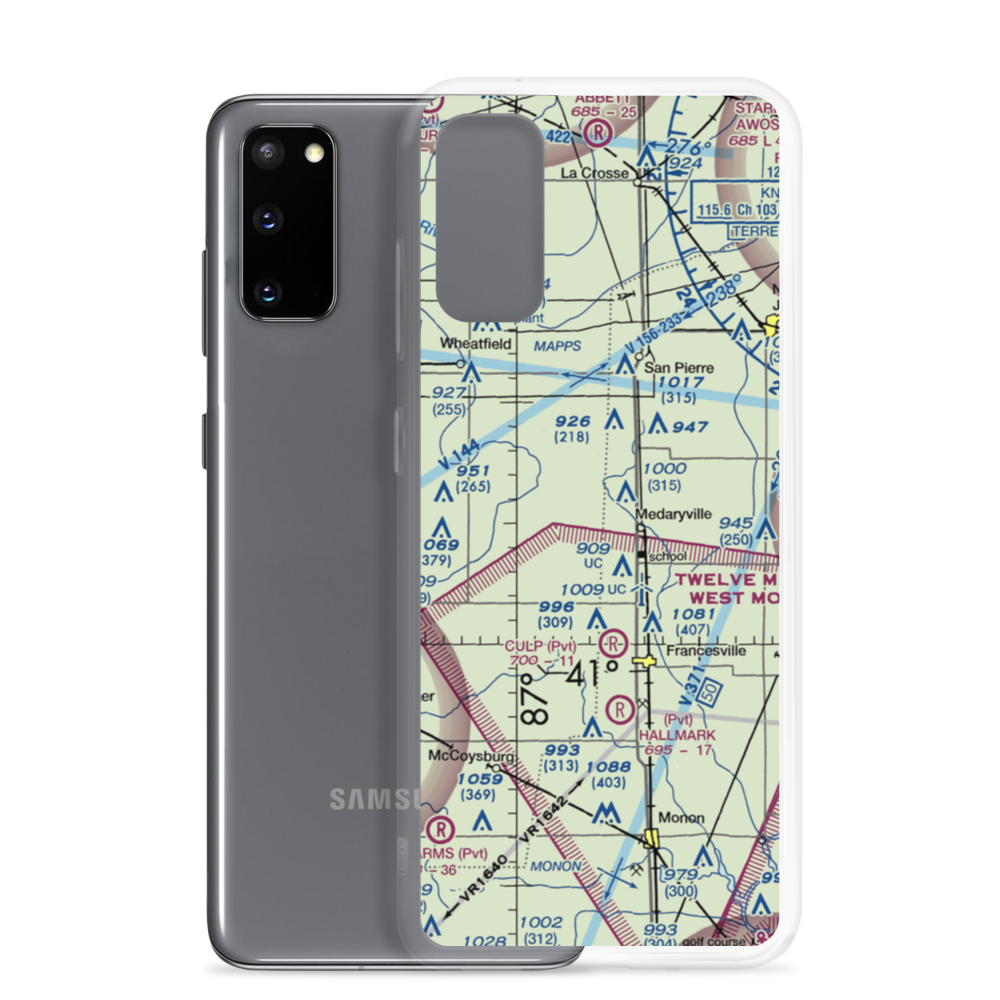 Tatertown Airport (2IN3) VFR Sectional Samsung Case Samsung Galaxy S20 model shown