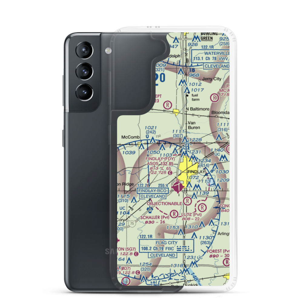 Tathams' STOLport (72OI) VFR Sectional Samsung Case Samsung Galaxy S21 model shown