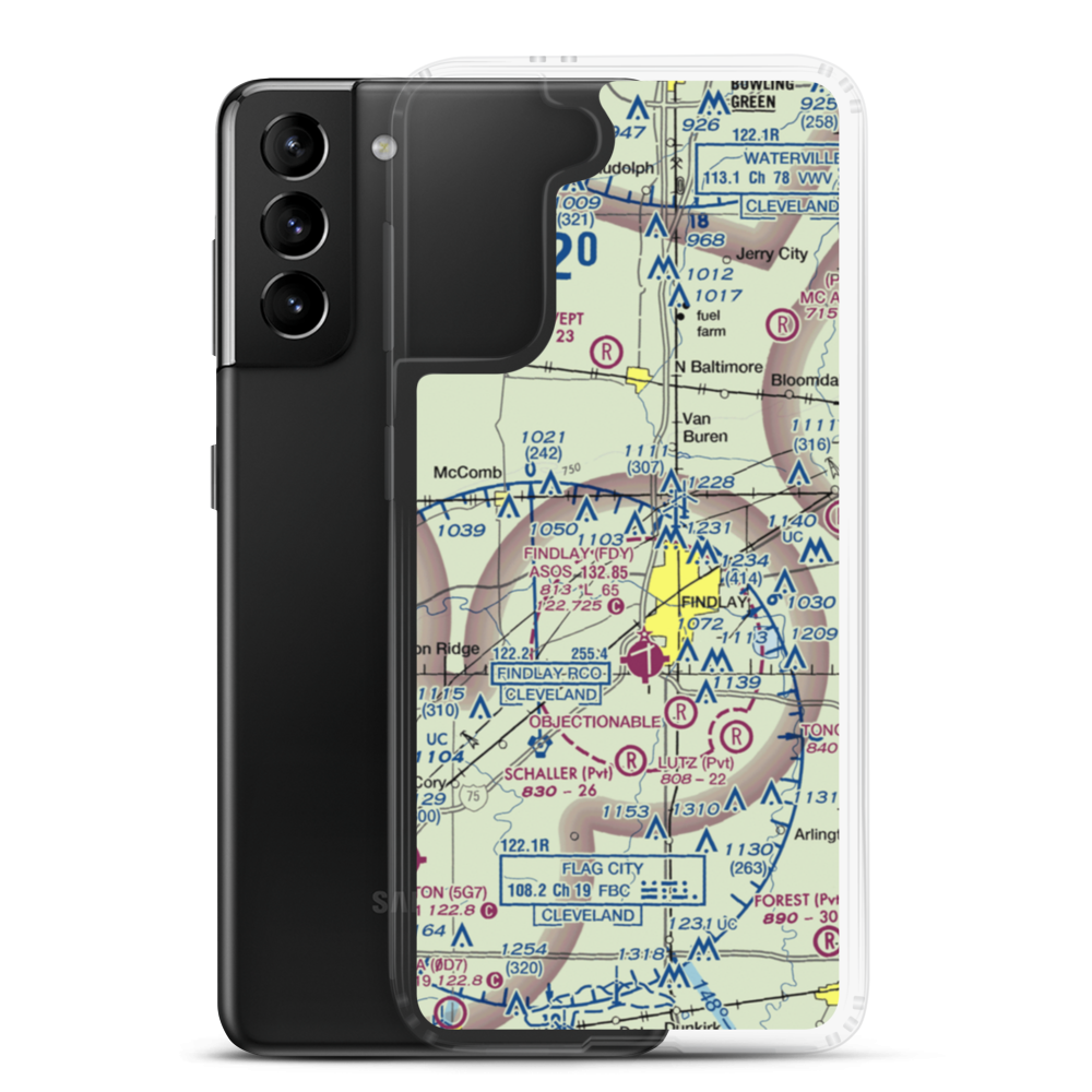 Tathams' STOLport (72OI) VFR Sectional Samsung Case Samsung Galaxy S21 Plus model shown