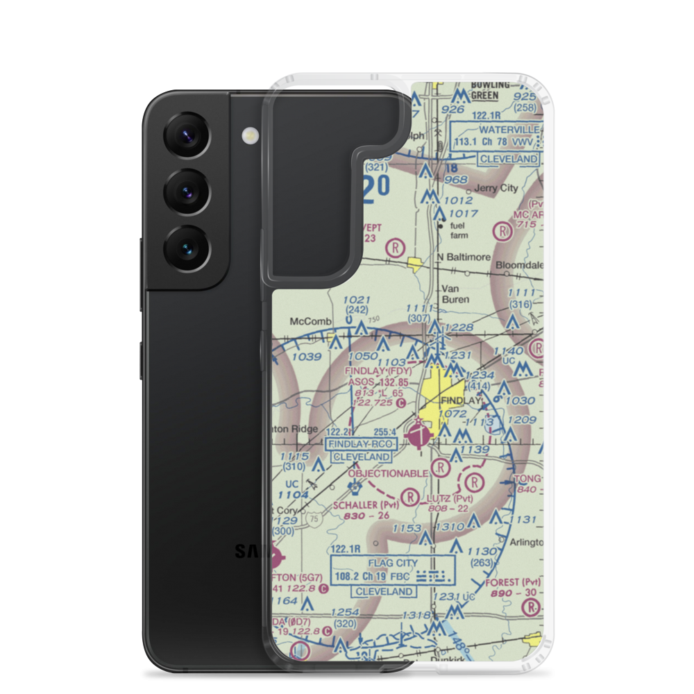 Tathams' STOLport (72OI) VFR Sectional Samsung Case Samsung Galaxy S22 model shown