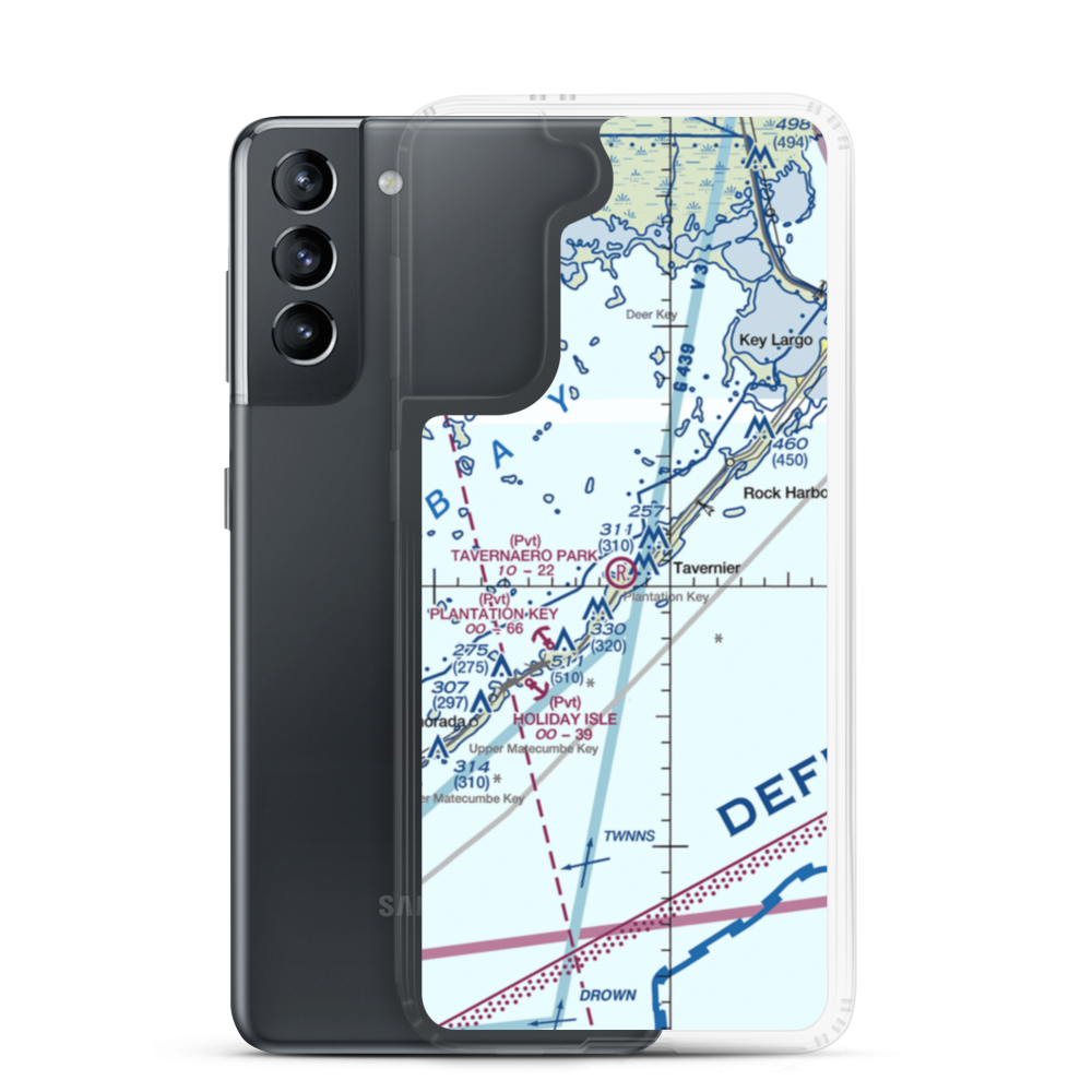 Tavernaero Park Airport (FA81) VFR Sectional Samsung Case Samsung Galaxy S21 model shown