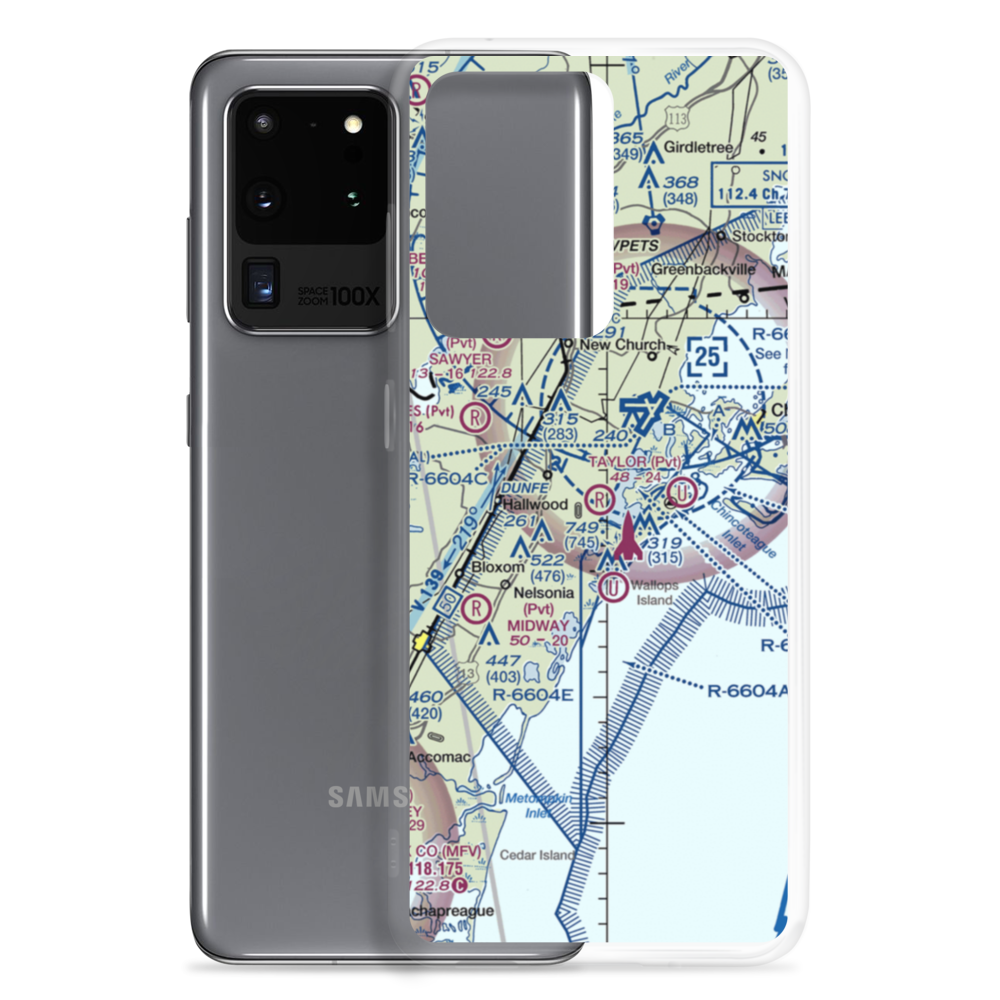 Taylor Airport (4VA6) VFR Sectional Samsung Case Samsung Galaxy S20 Ultra model shown