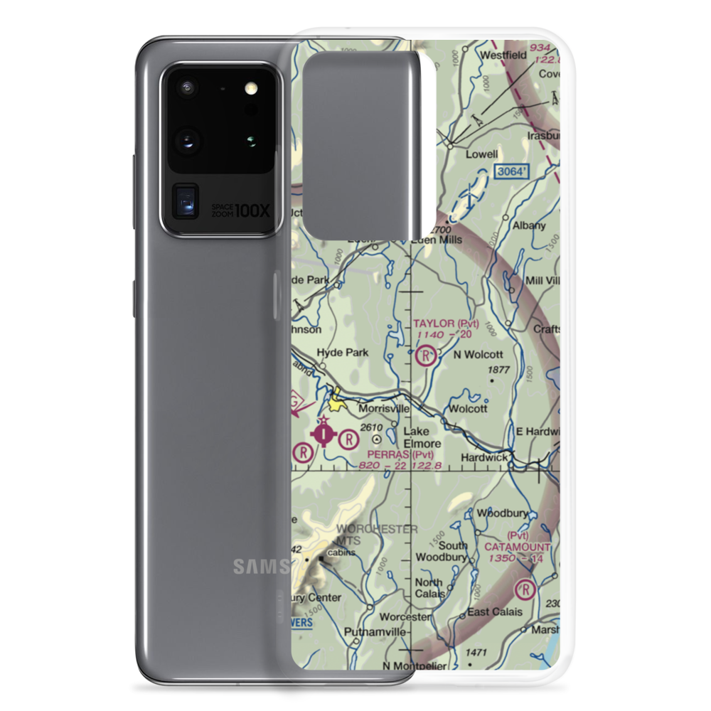 Taylor Airport (VT39) VFR Sectional Samsung Case Samsung Galaxy S20 Ultra model shown