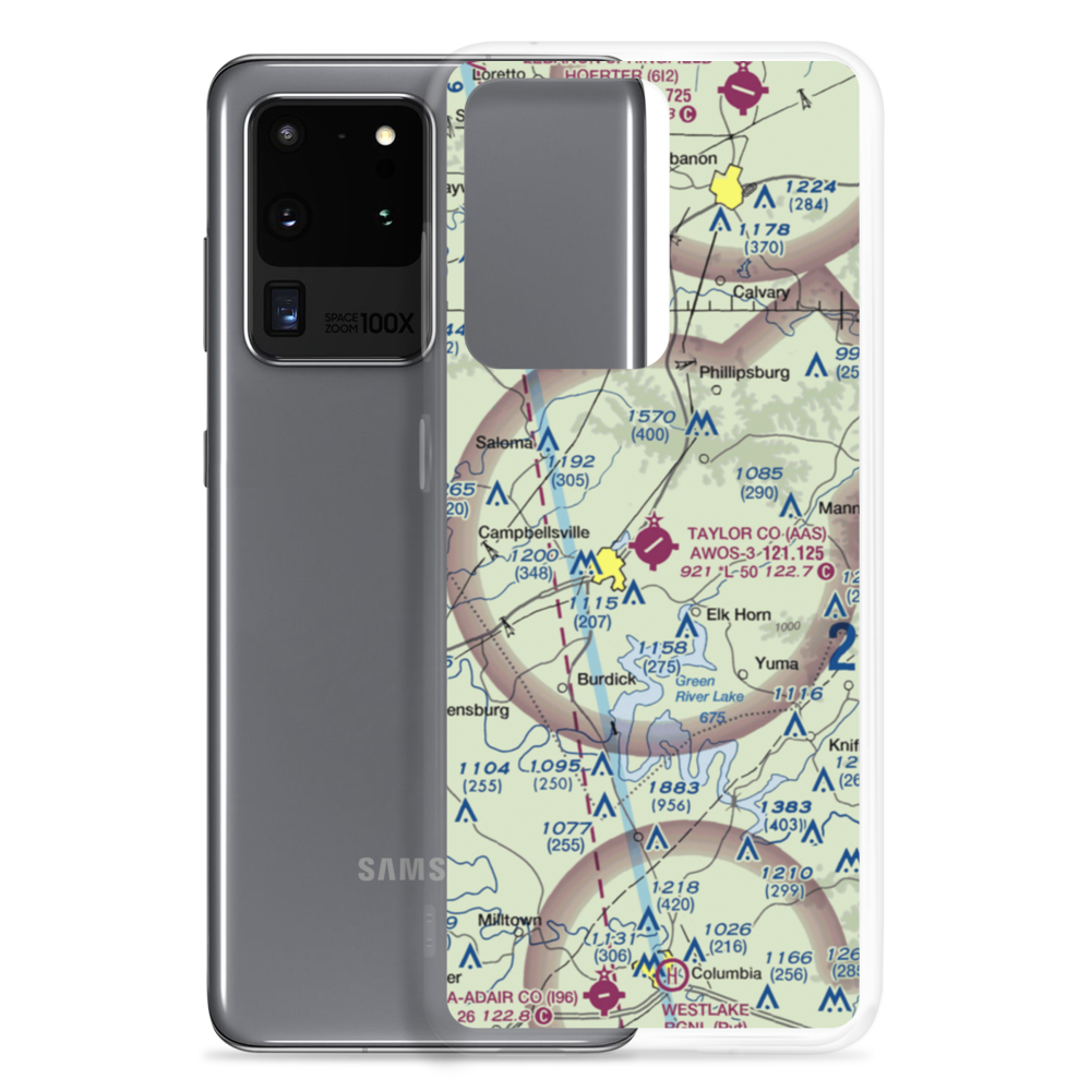 Taylor County Airport (AAS) VFR Sectional Samsung Case Samsung Galaxy S20 Ultra model shown