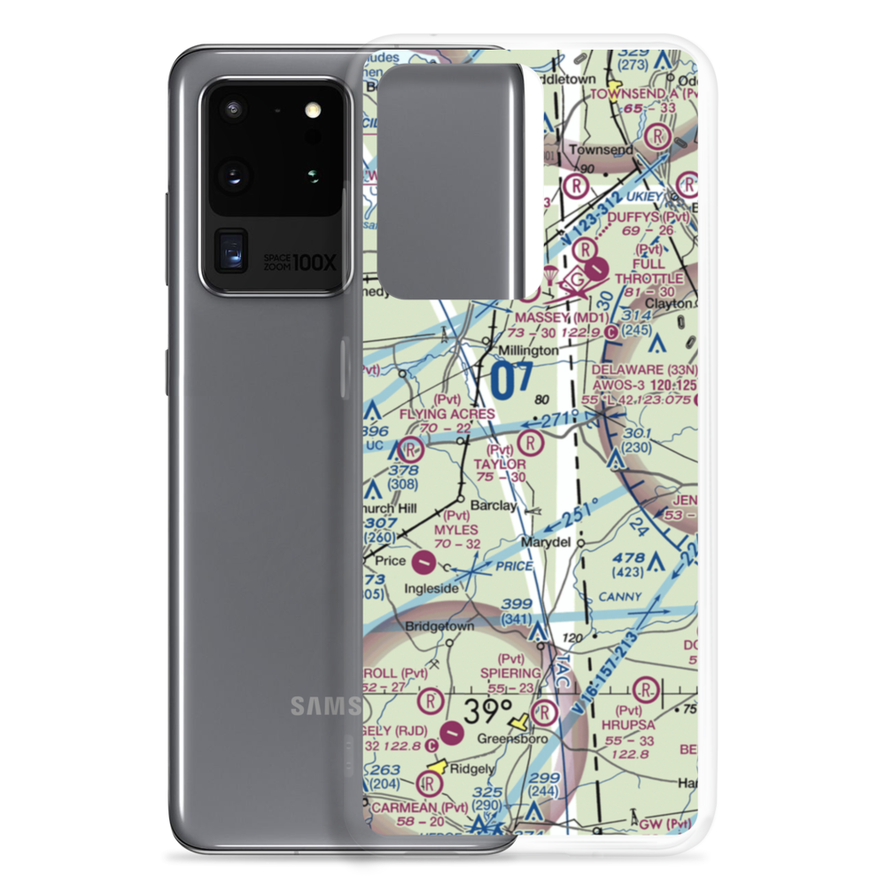 Taylor Field (0MD1) VFR Sectional Samsung Case Samsung Galaxy S20 Ultra model shown