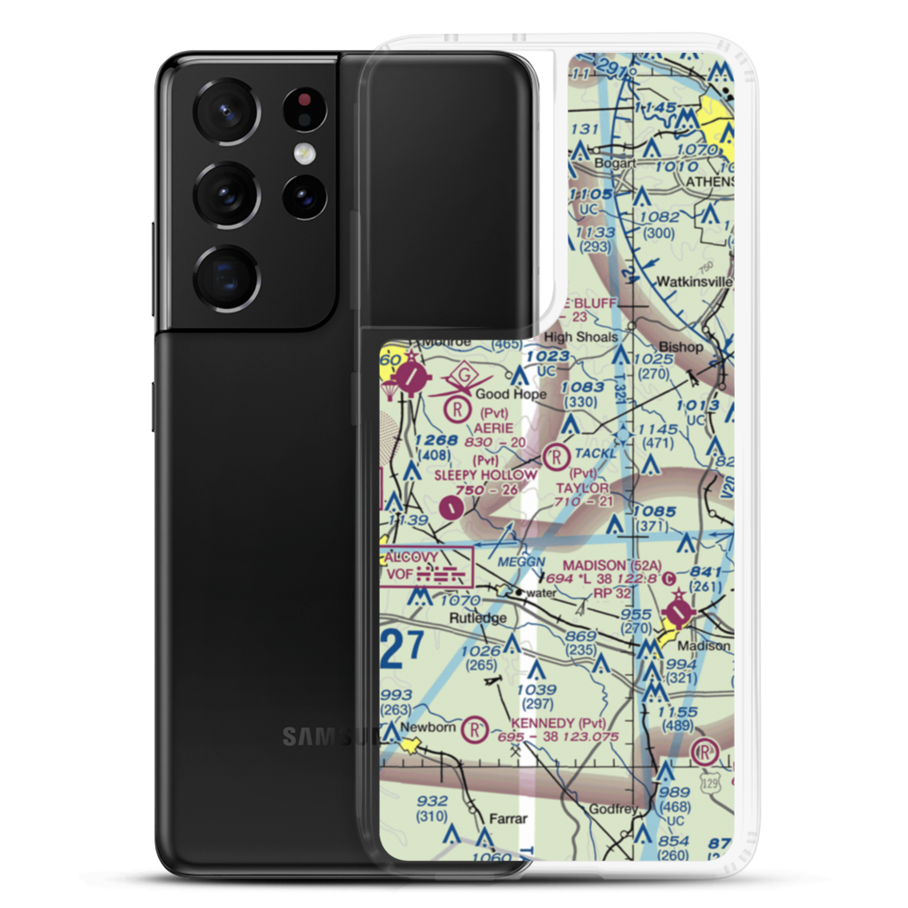 Taylor Field (GA16) VFR Sectional Samsung Case Samsung Galaxy S21 Ultra model shown
