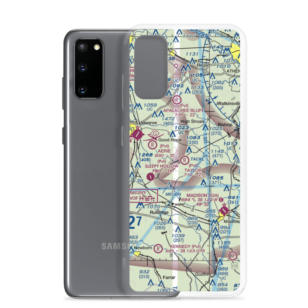 Taylor Field (GA16) VFR Sectional Samsung Case Samsung Galaxy S20 model shown