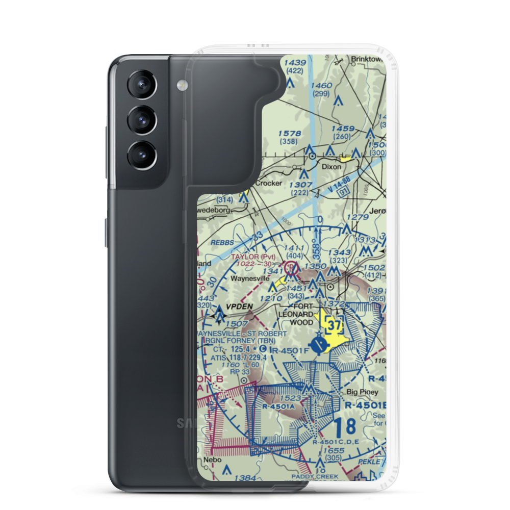 Taylor Field (MU78) VFR Sectional Samsung Case Samsung Galaxy S21 model shown