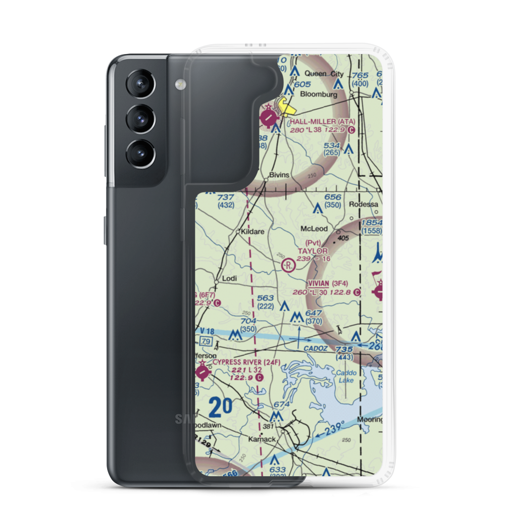Taylor Field (TE72) VFR Sectional Samsung Case Samsung Galaxy S21 model shown