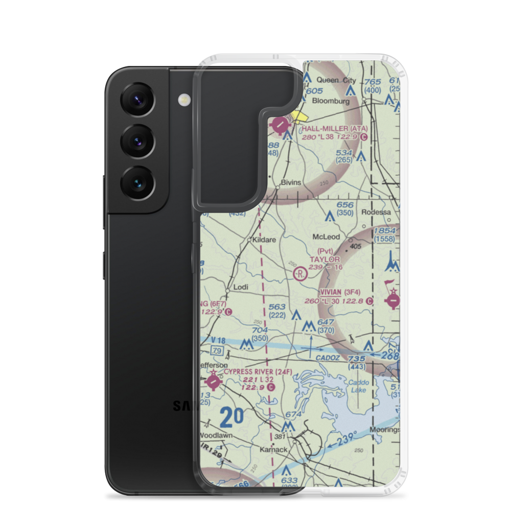 Taylor Field (TE72) VFR Sectional Samsung Case Samsung Galaxy S22 model shown