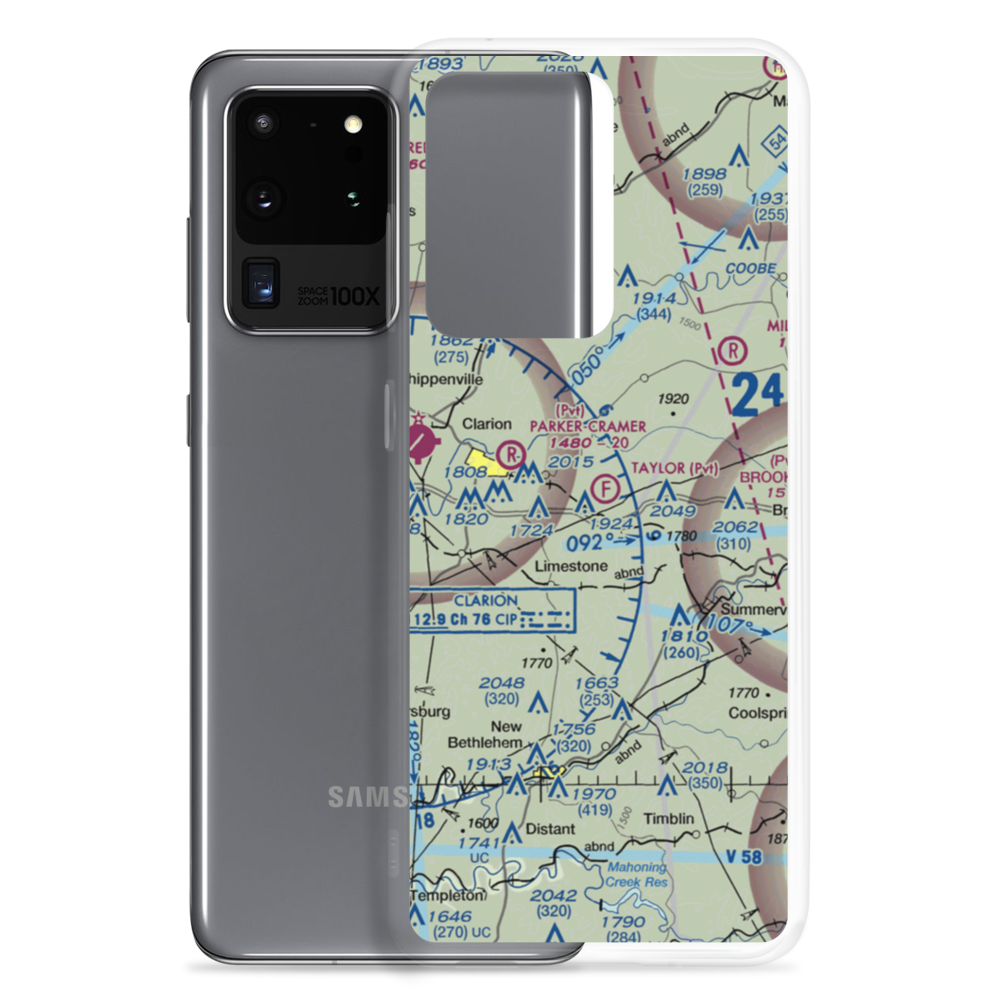 Taylor Flight Park Ultralightport (5PA9) VFR Sectional Samsung Case Samsung Galaxy S20 Ultra model shown