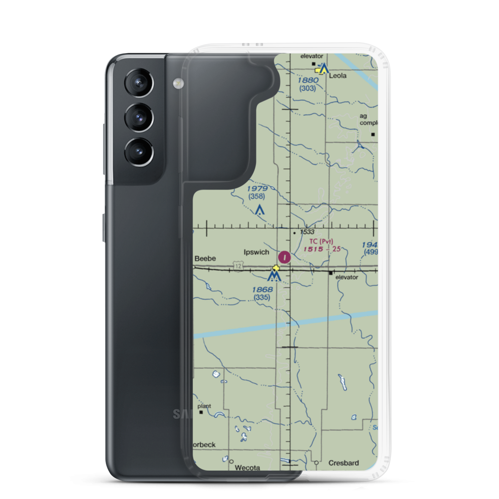 Tc Field (2SD9) VFR Sectional Samsung Case Samsung Galaxy S21 model shown