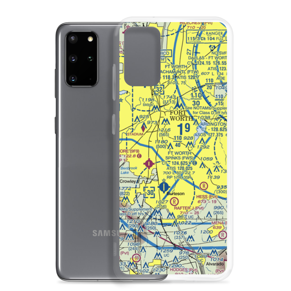 Tcjc-South Campus Heliport (9F5) VFR Sectional Samsung Case Samsung Galaxy S20 Plus model shown
