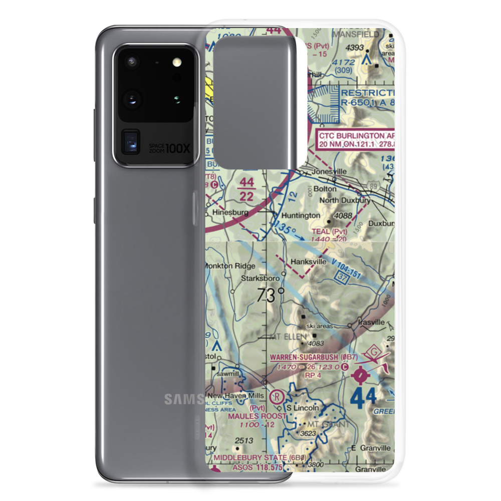 Teal Farm Airport (VT01) VFR Sectional Samsung Case Samsung Galaxy S20 Ultra model shown