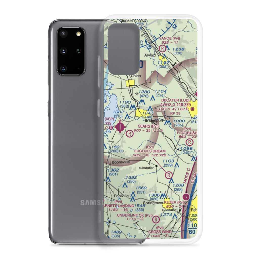 Teate Field (4XS2) VFR Sectional Samsung Case Samsung Galaxy S20 Plus model shown