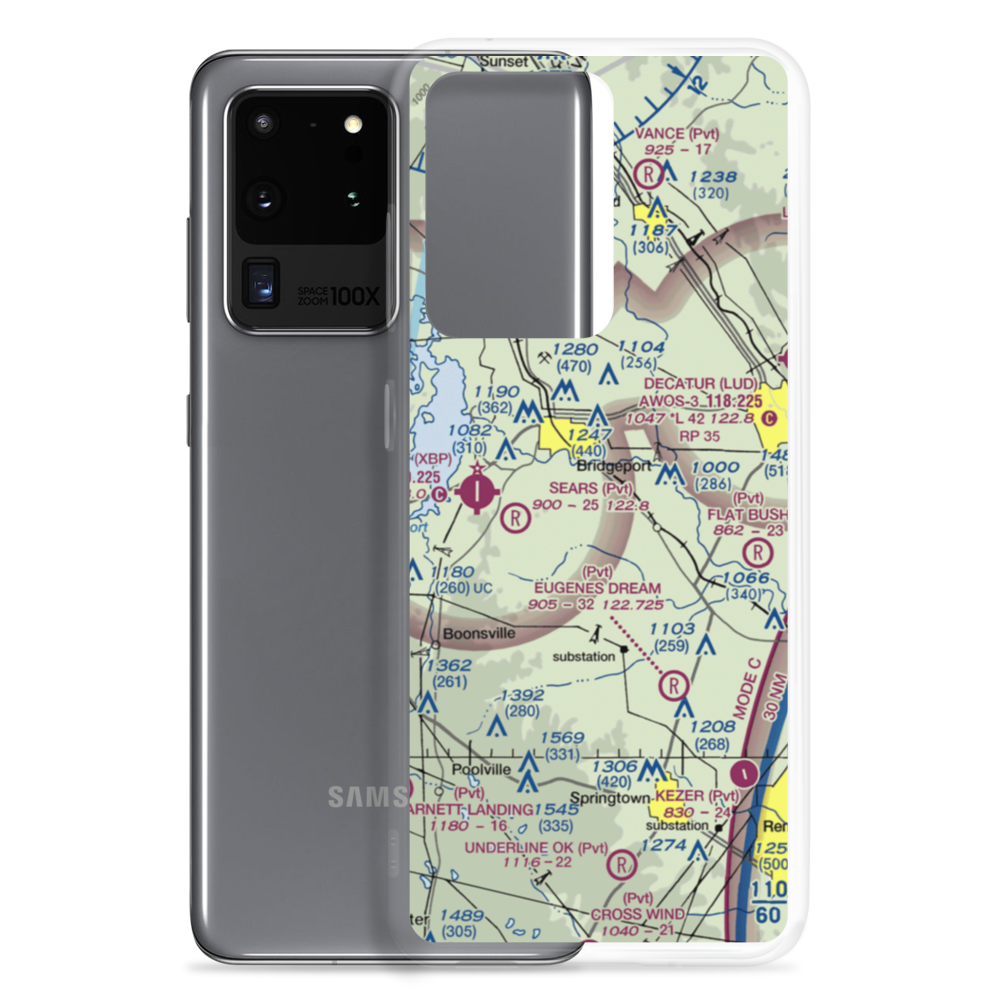 Teate Field (4XS2) VFR Sectional Samsung Case Samsung Galaxy S20 Ultra model shown