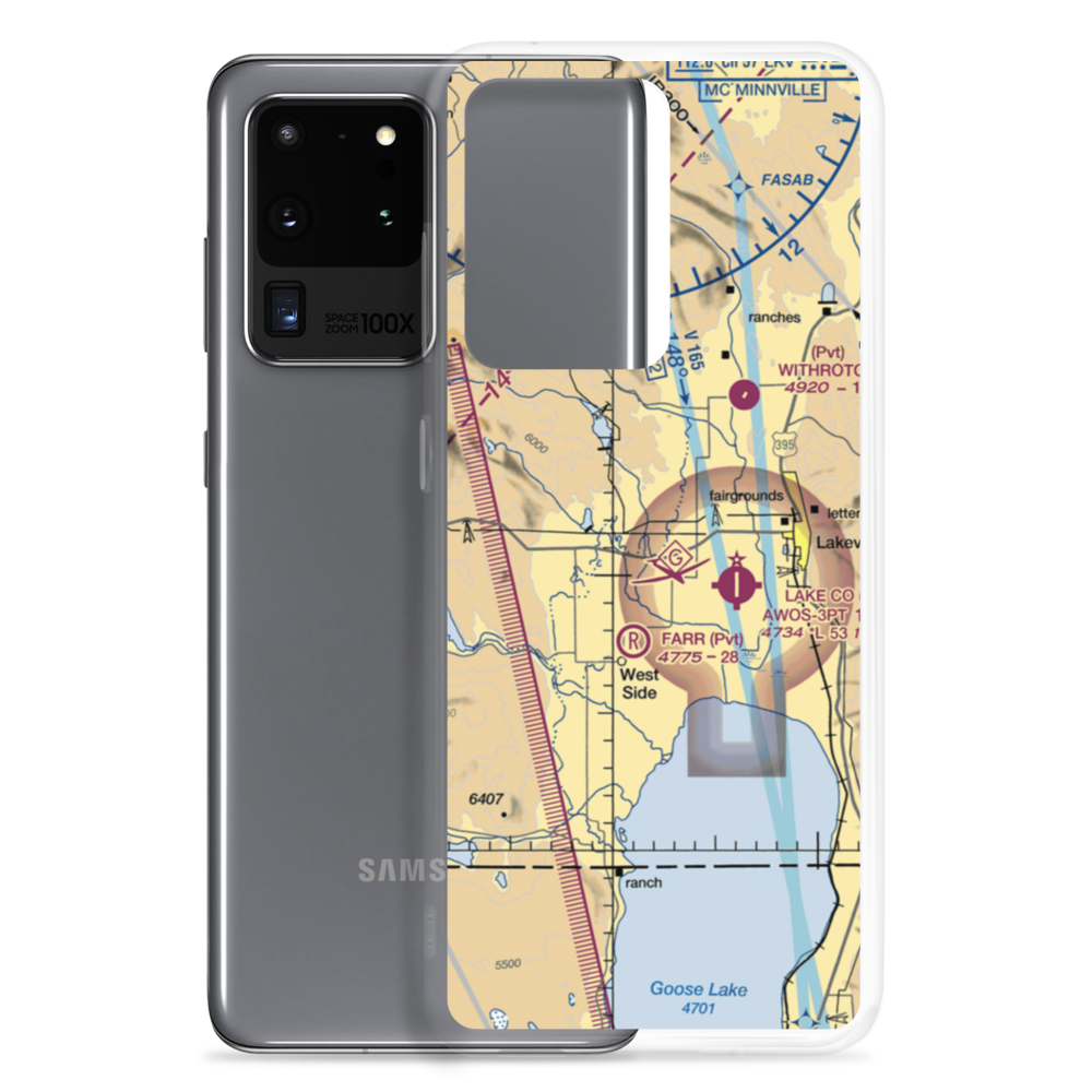 Teed's Airport (OG17) VFR Sectional Samsung Case Samsung Galaxy S20 Ultra model shown