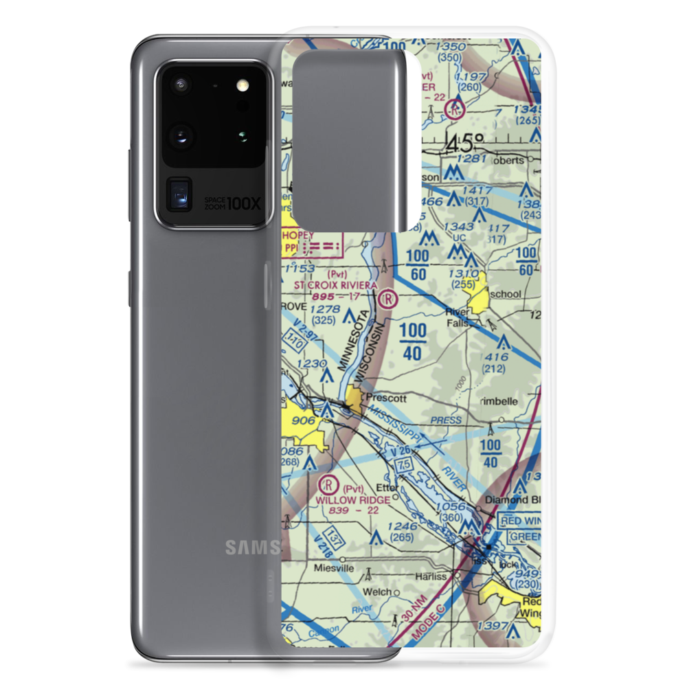 Tegeler Airport (27WI) VFR Sectional Samsung Case Samsung Galaxy S20 Ultra model shown