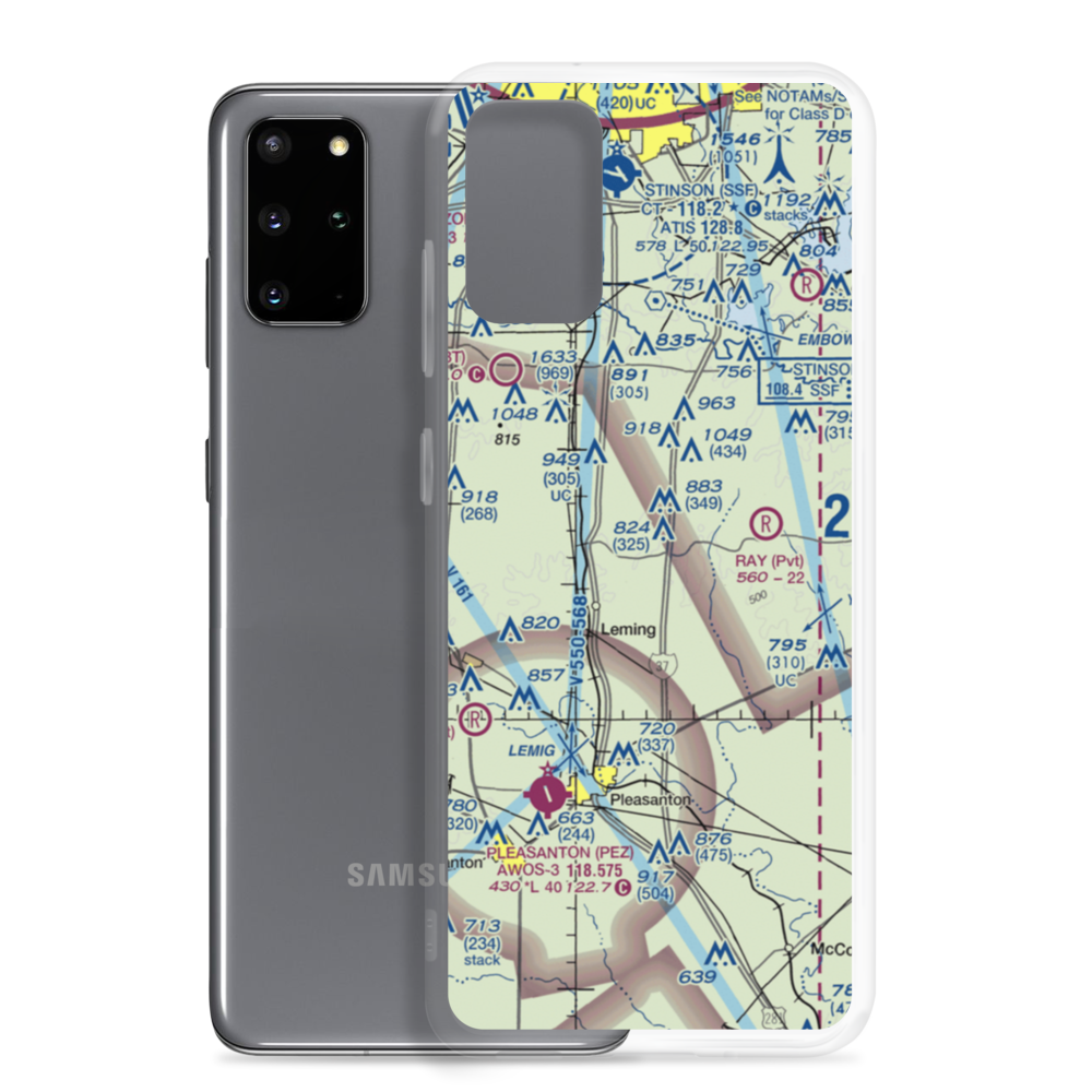 Ten Oaks Airport (US-0051) VFR Sectional Samsung Case Samsung Galaxy S20 Plus model shown