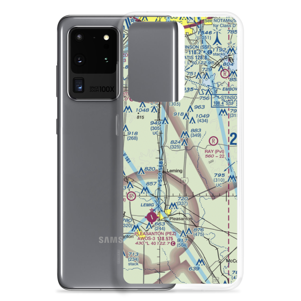 Ten Oaks Airport (US-0051) VFR Sectional Samsung Case Samsung Galaxy S20 Ultra model shown