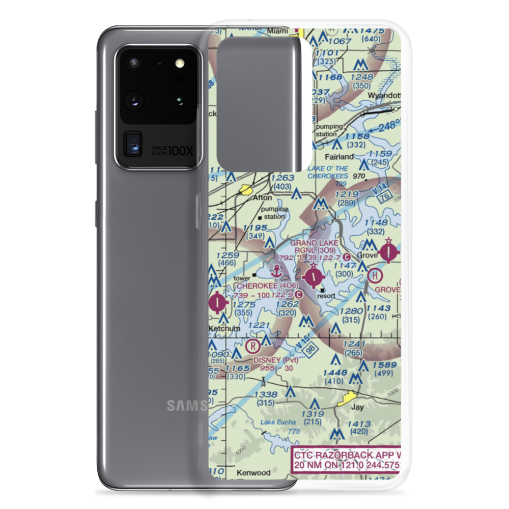 Teramiranda Airport (79F) VFR Sectional Samsung Case Samsung Galaxy S20 Ultra model shown