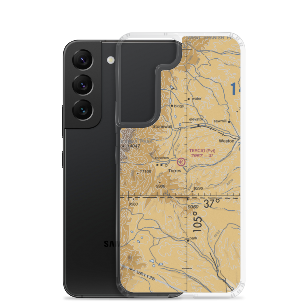 Tercio Ranch Airstrip (3CO4) VFR Sectional Samsung Case Samsung Galaxy S22 model shown