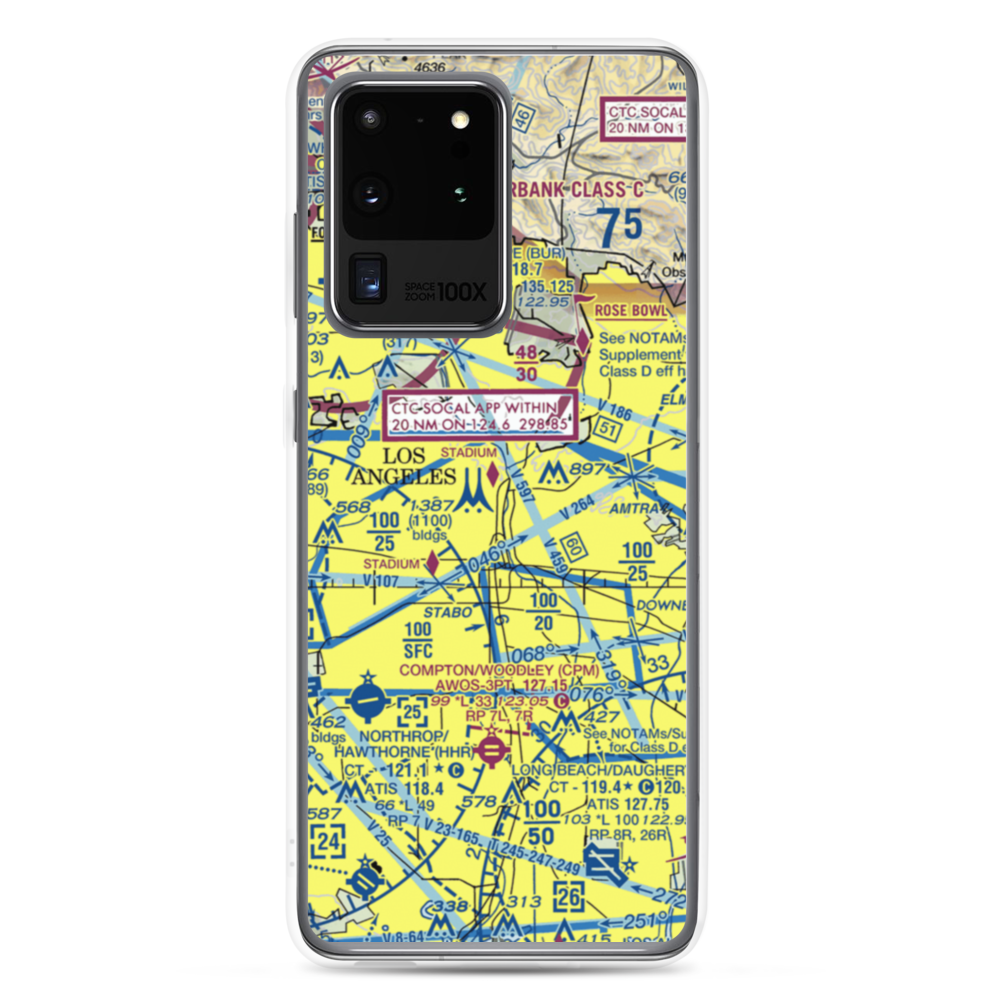 Terminal Annex Heliport (54L) VFR Sectional Samsung Case Samsung Galaxy S20 Ultra model shown