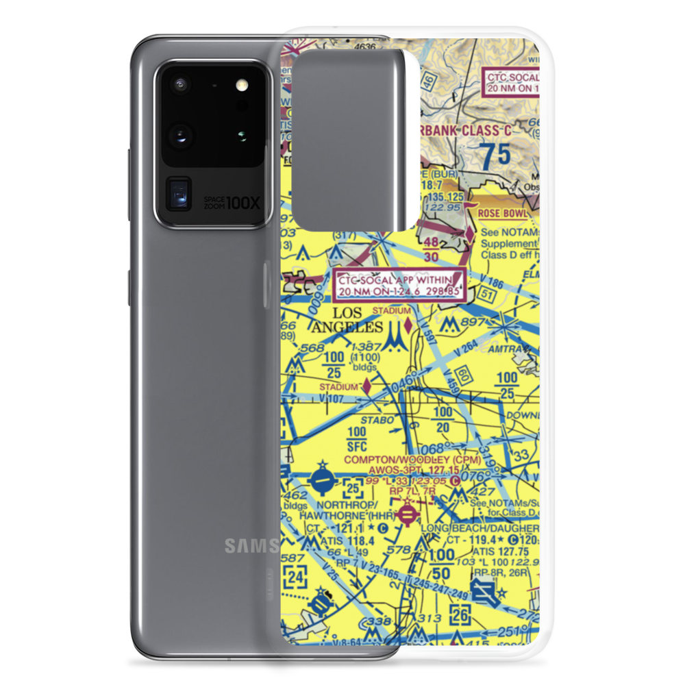 Terminal Annex Heliport (54L) VFR Sectional Samsung Case Samsung Galaxy S20 Ultra model shown