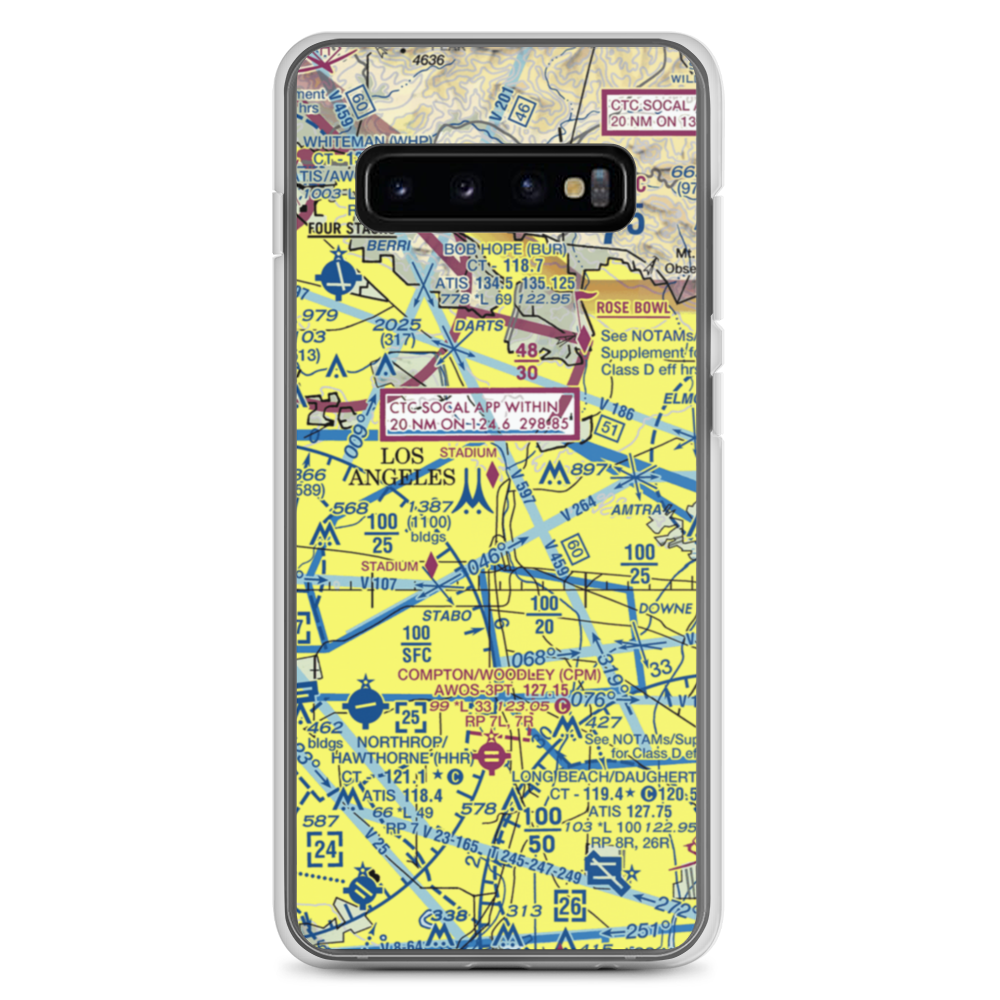 Terminal Annex Heliport (54L) VFR Sectional Samsung Case Samsung Galaxy S10+ model shown