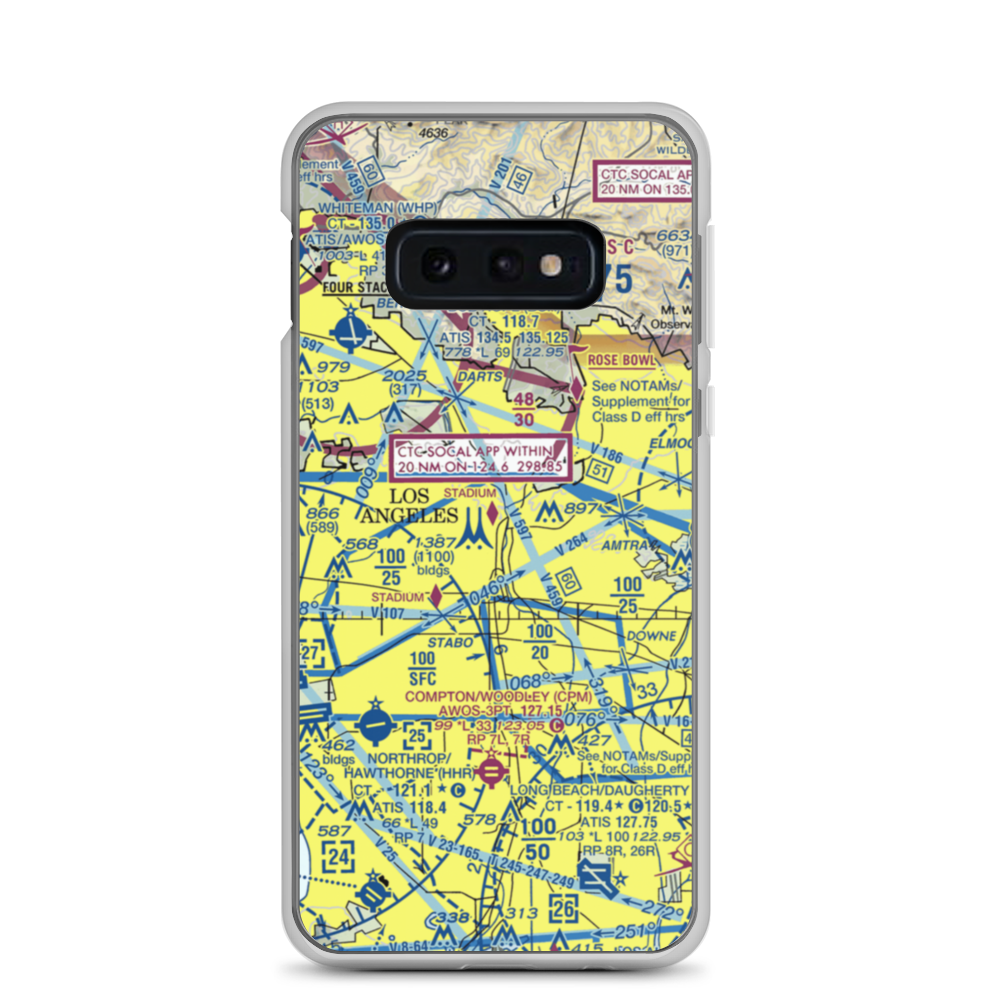 Terminal Annex Heliport (54L) VFR Sectional Samsung Case Samsung Galaxy S10e model shown