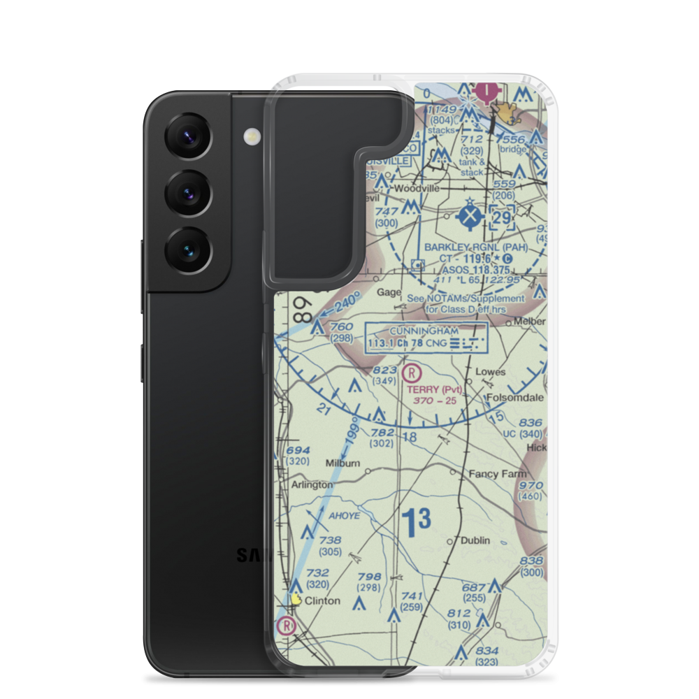 Terry Field (74KY) VFR Sectional Samsung Case Samsung Galaxy S22 model shown